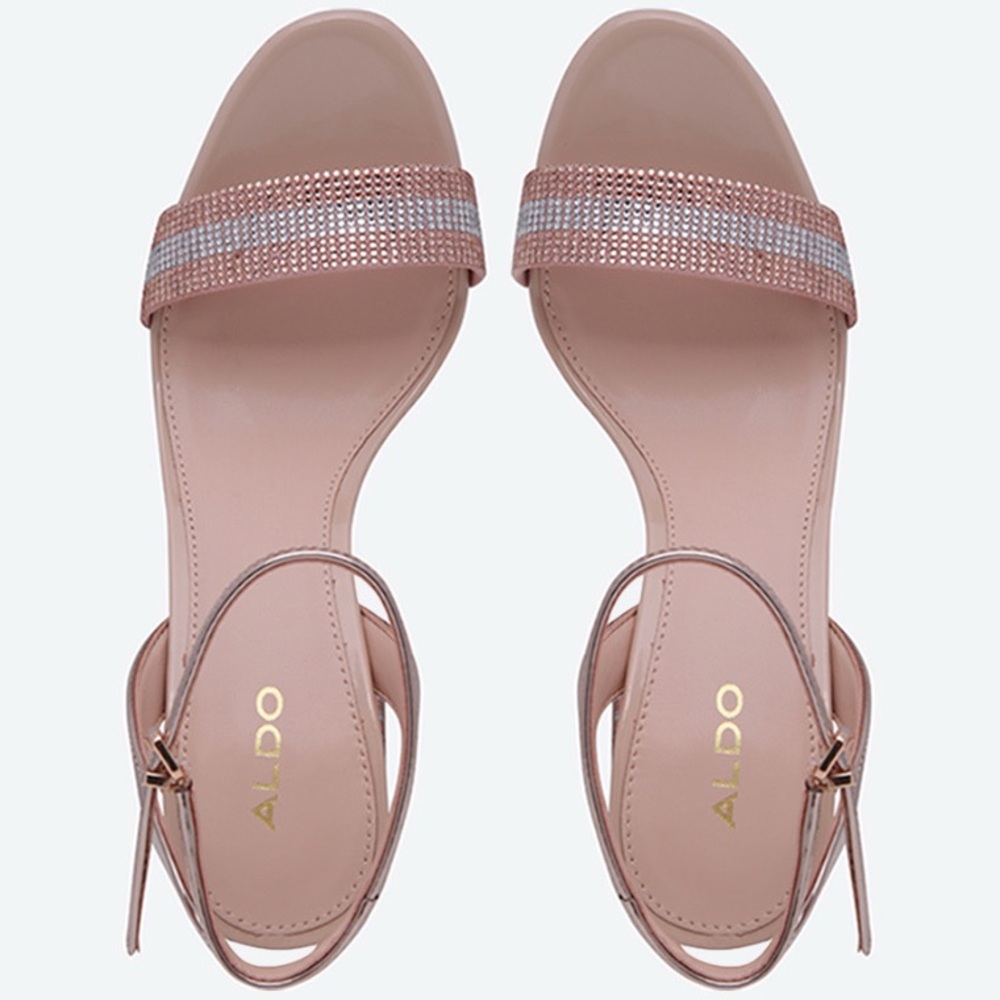 ALDO ROSE GOLD HEELS - Picture 3 of 6